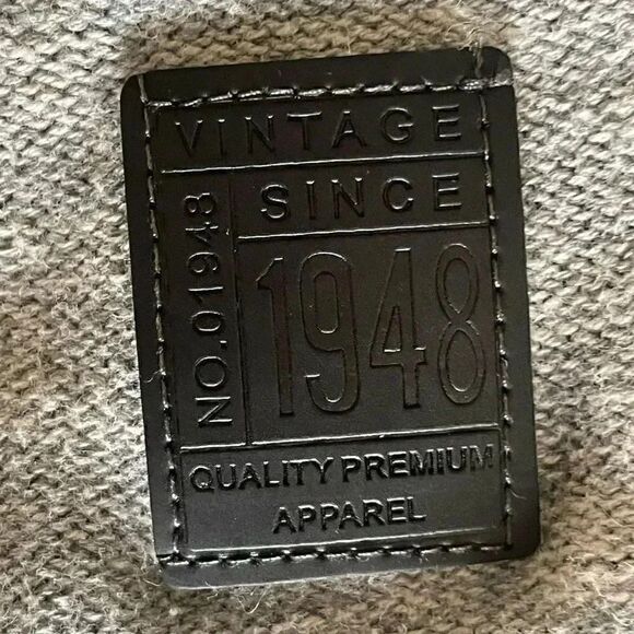 Weatherproof Vintage Heather Gray Cotton Soft V-Neck Long Sleeves SZ XL # 1786 - Picture 13 of 15